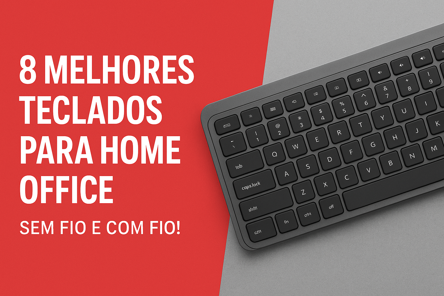 Melhores teclados home office